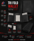 Aussie Golf Reviewer tri-fold wallet original product presentation